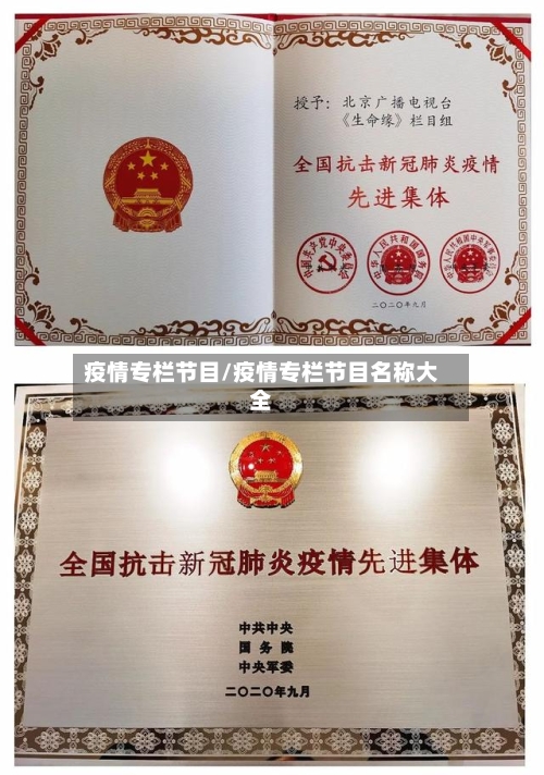 疫情专栏节目/疫情专栏节目名称大全-第2张图片