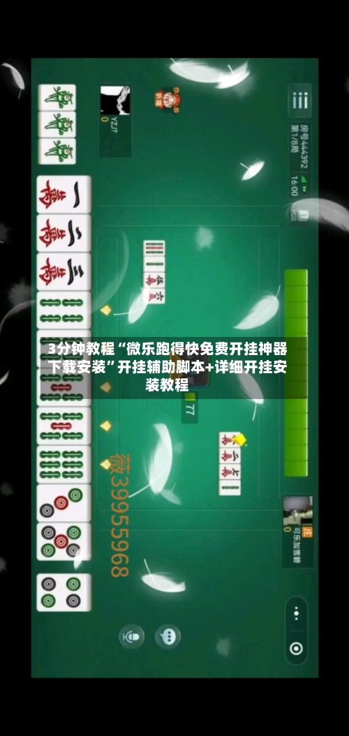 3分钟教程“微乐跑得快免费开挂神器下载安装”开挂辅助脚本+详细开挂安装教程