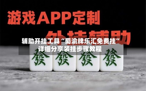 辅助开挂工具“蜀渝牌乐汇免费挂”详细分享装挂步骤教程-第3张图片