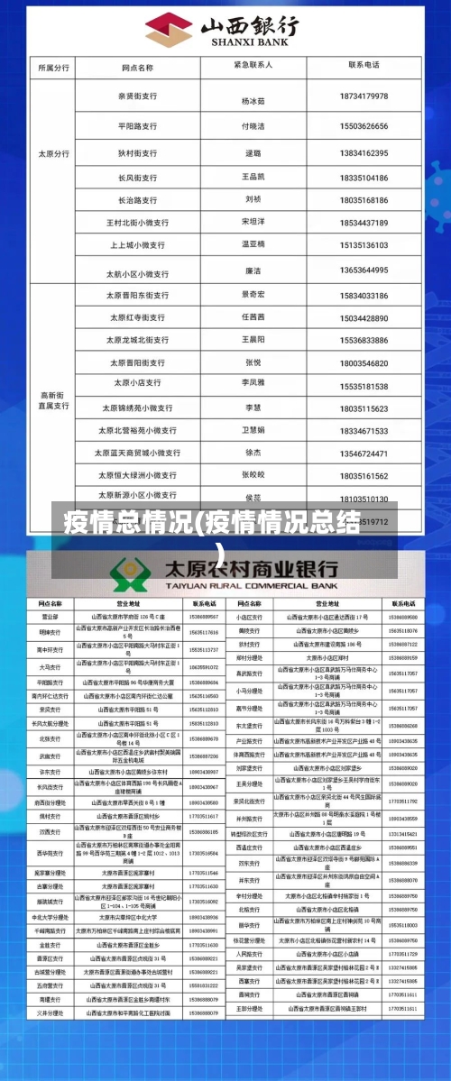 疫情总情况(疫情情况总结)