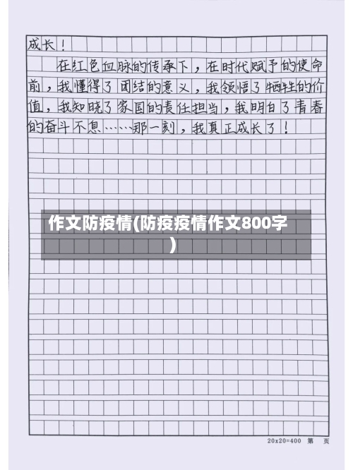 作文防疫情(防疫疫情作文800字)-第2张图片