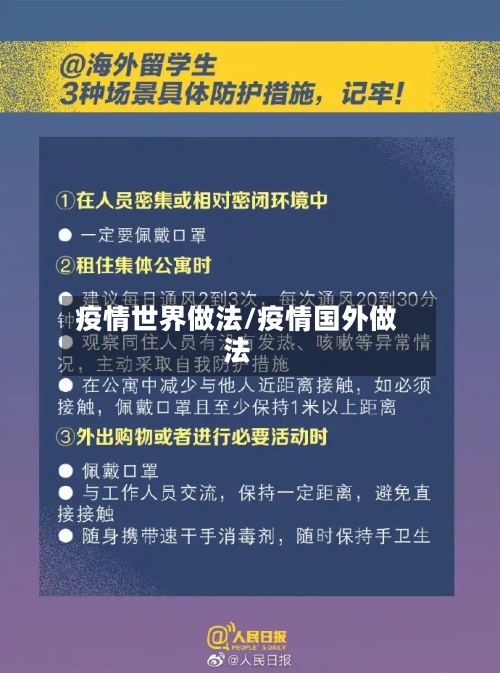 疫情世界做法/疫情国外做法-第1张图片