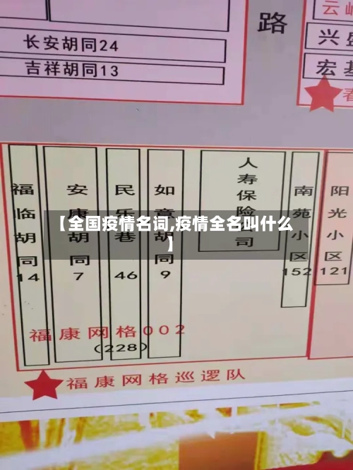 【全国疫情名词,疫情全名叫什么】-第2张图片