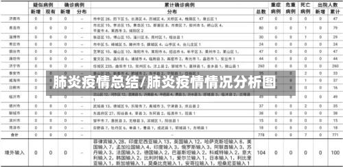 肺炎疫情总结/肺炎疫情情况分析图-第2张图片
