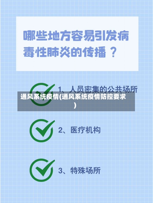 通风系统疫情(通风系统疫情防控要求)-第3张图片