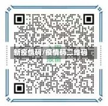 新疫情码/疫情码二维码