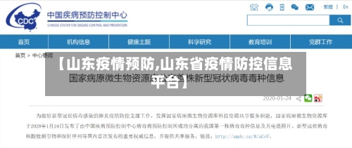 【山东疫情预防,山东省疫情防控信息平台】