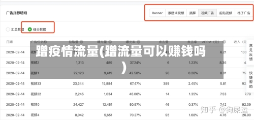 蹭疫情流量(蹭流量可以赚钱吗)-第1张图片