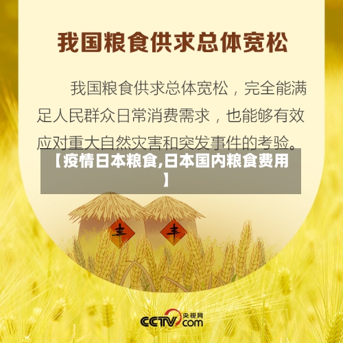 【疫情日本粮食,日本国内粮食费用】-第3张图片