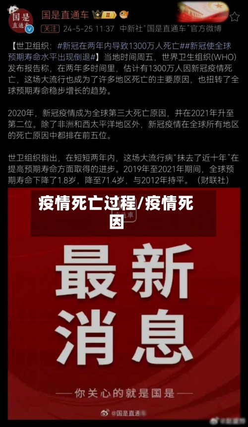 疫情死亡过程/疫情死因-第3张图片