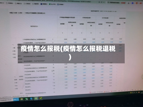 疫情怎么报税(疫情怎么报税退税)-第2张图片