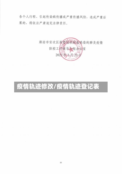 疫情轨迹修改/疫情轨迹登记表-第1张图片