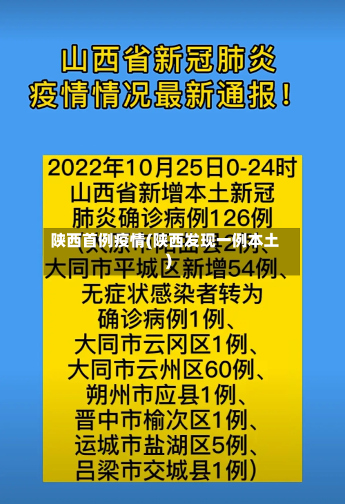 陕西首例疫情(陕西发现一例本土)-第3张图片