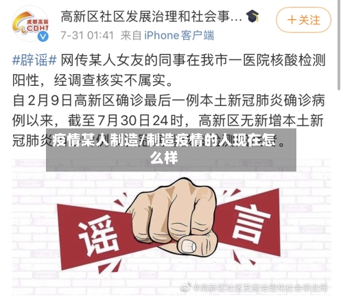 疫情某人制造/制造疫情的人现在怎么样-第2张图片