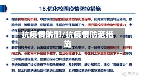 抗疫情防御/抗疫情防范措施-第1张图片